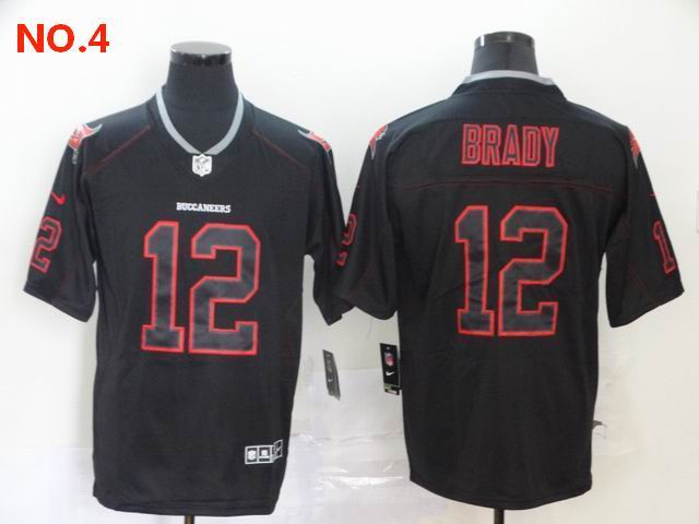 Men's Tampa Bay Buccaneers #12 Tom Brady Jesey NO.4;